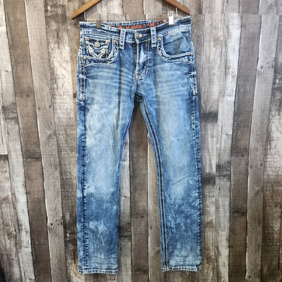 Mammut Straight Leg Denim Mens Jeans Thick Stitch 31X31 - Picture 1 of 16